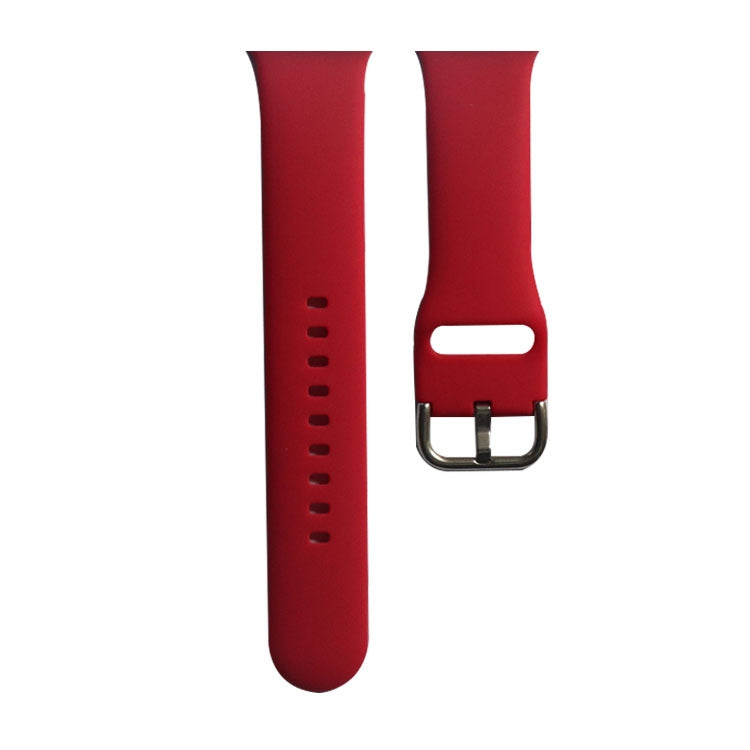 Dây đeo đồng hồ silicone, kích thước: S 110mm cho Apple Watch Series 7 41mm / 6&SE&5&4 40mm / 3&2&1 38mm, 110mm