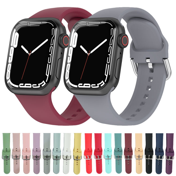 Dây đeo đồng hồ silicone, kích thước: 118mm cho Apple Watch Series 7 45mm / 6&SE&5&4 44mm / 3&2&1 42mm, kích thước lớn