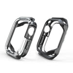 Transparent Two-color Armor Case, For Apple Watch Series 9 / 8 / 7 45mm, For Apple Watch Series 9 / 8 / 7 41mm, For Apple Watch Series 6 & SE & 5 & 4 44mm, For Apple Watch Series 6 & SE & 5 & 4 40mm