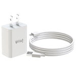 IVON AD-33 Bộ sạc du lịch 2 trong 1 cổng USB đơn 2.1A + bộ cáp dữ liệu USB sang 8 Pin dài 1m, phích cắm EU, phích cắm US