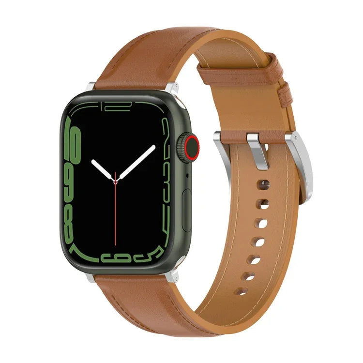 Dây đeo đồng hồ da thật, kích thước: kích thước nhỏ cho Apple Watch Series 7 41mm / 6&SE&5&4 40mm / 3&2&1 38mm, kích thước: kích thước nhỏ cho Apple Watch Series 8&7 41mm / SE 2&6&SE&5&4 40mm / 3&2&1 38mm