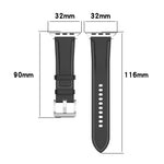Dây đeo đồng hồ da thật, kích thước: kích thước nhỏ cho Apple Watch Series 7 41mm / 6&SE&5&4 40mm / 3&2&1 38mm, kích thước: kích thước nhỏ cho Apple Watch Series 8&7 41mm / SE 2&6&SE&5&4 40mm / 3&2&1 38mm