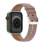 Dây đeo đồng hồ da thật, kích thước: kích thước tự do cho Apple Watch Series 7 45mm / 6&SE&5&4 44mm / 3&2&1 42mm, kích thước: kích thước tự do cho Apple Watch Ultra 49mm / Series 8&7 45mm / SE 2&6&SE&5&4 44mm / 3&2&1 42mm