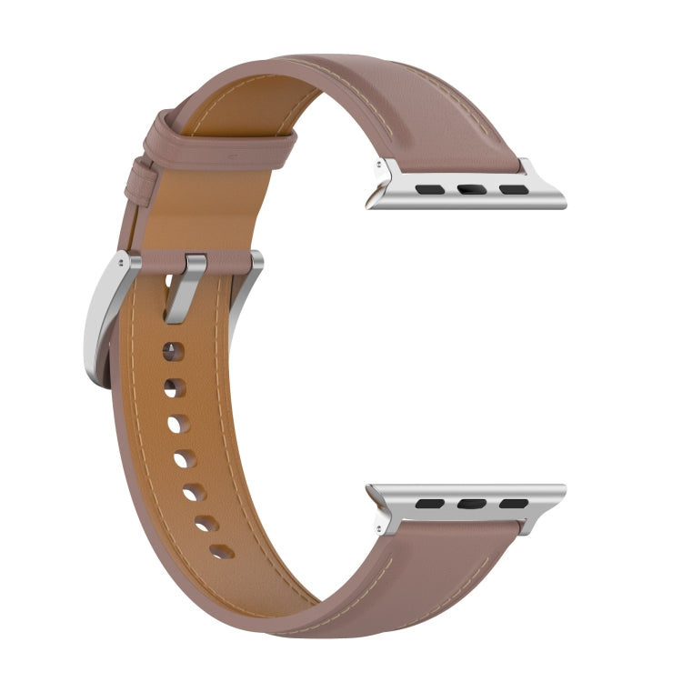 Dây đeo đồng hồ da thật, kích thước: kích thước tự do cho Apple Watch Series 7 45mm / 6&SE&5&4 44mm / 3&2&1 42mm, kích thước: kích thước tự do cho Apple Watch Ultra 49mm / Series 8&7 45mm / SE 2&6&SE&5&4 44mm / 3&2&1 42mm