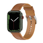 Dây đeo đồng hồ da thật, kích thước: kích thước tự do cho Apple Watch Series 7 45mm / 6&SE&5&4 44mm / 3&2&1 42mm, kích thước: kích thước tự do cho Apple Watch Ultra 49mm / Series 8&7 45mm / SE 2&6&SE&5&4 44mm / 3&2&1 42mm