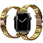 Dây đeo thép không gỉ mạ điện cho Apple Watch Series, 7 41mm / 6&SE&5&4 40mm / 3&2&1 38mm, 7 45mm / 6&SE&5&4 44mm / 3&2&1 42mm