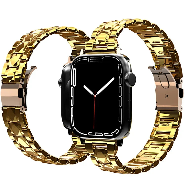Dây đeo thép không gỉ mạ điện cho Apple Watch Series, 7 41mm / 6&SE&5&4 40mm / 3&2&1 38mm, 7 45mm / 6&SE&5&4 44mm / 3&2&1 42mm