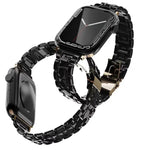 Dây đeo thép không gỉ mạ điện cho Apple Watch Series, 7 41mm / 6&SE&5&4 40mm / 3&2&1 38mm, 7 45mm / 6&SE&5&4 44mm / 3&2&1 42mm