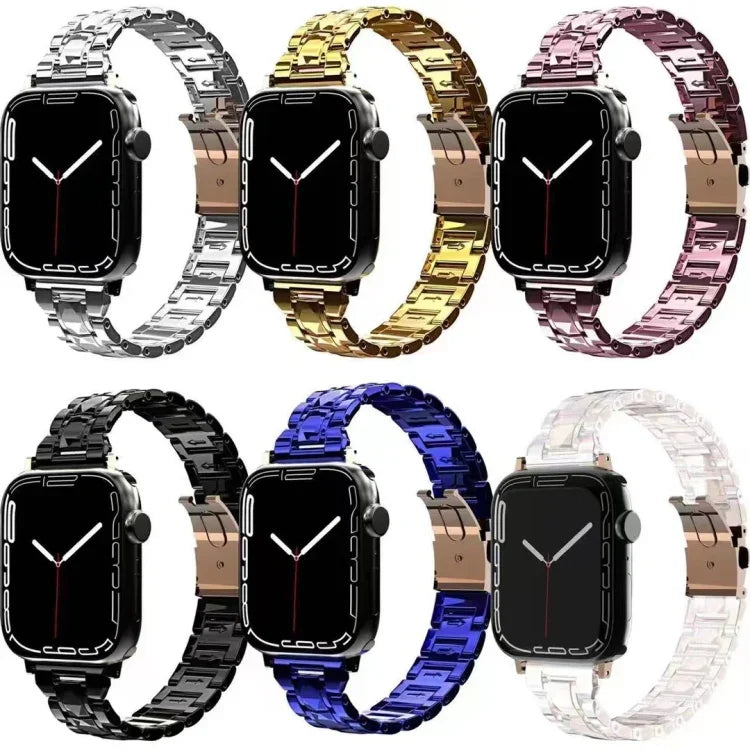 Dây đeo thép không gỉ mạ điện cho Apple Watch Series, 7 41mm / 6&SE&5&4 40mm / 3&2&1 38mm, 7 45mm / 6&SE&5&4 44mm / 3&2&1 42mm