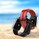 Dây đeo đồng hồ họa tiết sợi carbon cho Apple Watch Series, 7 41mm / 6&SE&5&4 40mm / 3&2&1 38mm, 7 45mm / 6&SE&5&4 44mm / 3&2&1 42mm