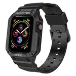Dây đeo tích hợp một màu chống thấm ba lớp cho Apple Watch Series, 7 41mm / 6&SE&5&4 40mm / 3&2&1 38mm, 7 45mm / 6&SE&5&4 44mm / 3&2&1 42mm