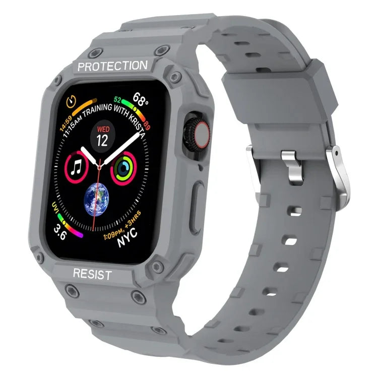 Dây đeo tích hợp một màu chống thấm ba lớp cho Apple Watch Series, 7 41mm / 6&SE&5&4 40mm / 3&2&1 38mm, 7 45mm / 6&SE&5&4 44mm / 3&2&1 42mm