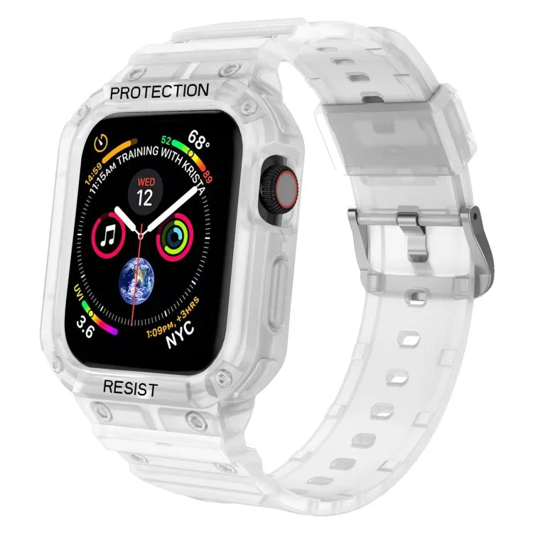 Dây đeo tích hợp một màu chống thấm ba lớp cho Apple Watch Series, 7 41mm / 6&SE&5&4 40mm / 3&2&1 38mm, 7 45mm / 6&SE&5&4 44mm / 3&2&1 42mm