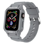 Dây đeo tích hợp một màu chống thấm ba lớp cho Apple Watch Series, 7 41mm / 6&SE&5&4 40mm / 3&2&1 38mm, 7 45mm / 6&SE&5&4 44mm / 3&2&1 42mm