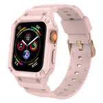Dây đeo tích hợp một màu chống thấm ba lớp cho Apple Watch Series, 7 41mm / 6&SE&5&4 40mm / 3&2&1 38mm, 7 45mm / 6&SE&5&4 44mm / 3&2&1 42mm