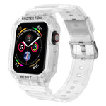 Dây đeo tích hợp một màu chống thấm ba lớp cho Apple Watch Series, 7 41mm / 6&SE&5&4 40mm / 3&2&1 38mm, 7 45mm / 6&SE&5&4 44mm / 3&2&1 42mm