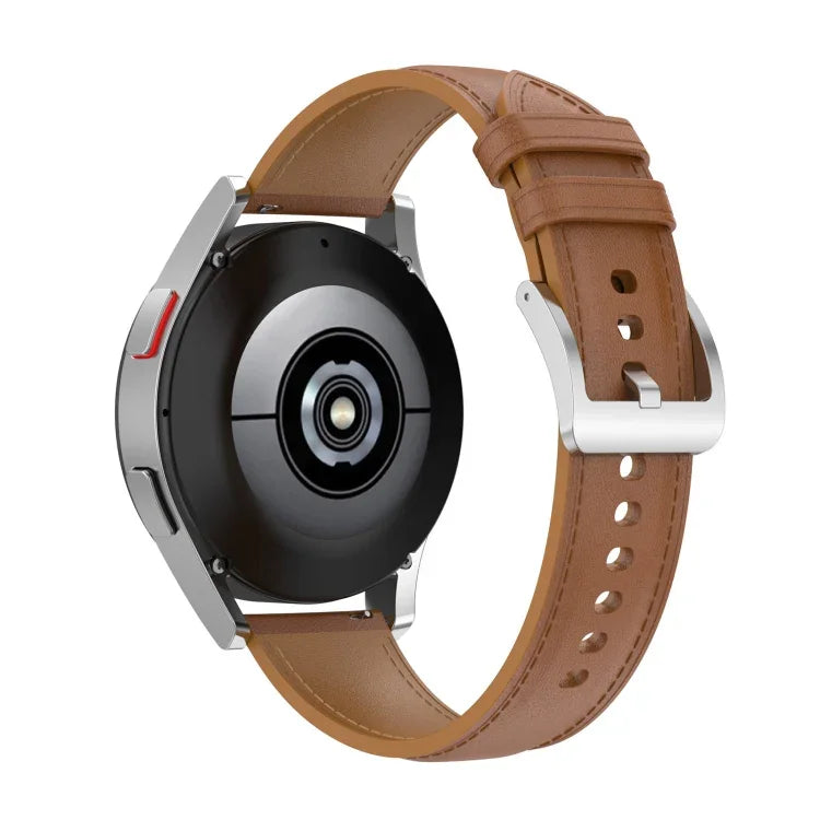 Dây đồng hồ da thật 20mm cho Samsung Galaxy Watch4/Watch3 41mm/Active2/Huawei/Đồng hồ chơi game v.v.