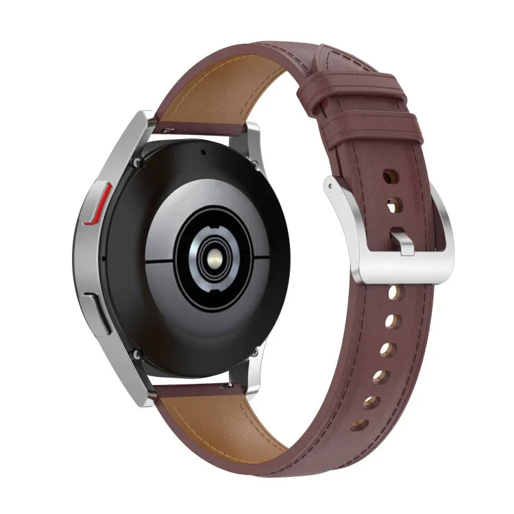 Dây đồng hồ da thật 20mm cho Samsung Galaxy Watch4/Watch3 41mm/Active2/Huawei/Đồng hồ chơi game v.v.