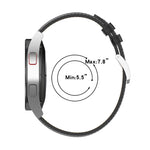 Dây đồng hồ da thật 20mm cho Samsung Galaxy Watch4/Watch3 41mm/Active2/Huawei/Đồng hồ chơi game v.v.