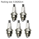 Chainsaw Lawn Mower Spark Plugs for L7T BM6A BPMR7A RCJ6Y RCJ7Y WSR5F 33-49CC Trimmer Blower, Spark Plugs