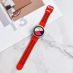 Dây đồng hồ silicone hai màu khóa đôi, Dành cho Samsung Galaxy Watch4 40mm, Dành cho Samsung Galaxy Watch4 44mm