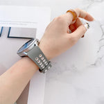 Dây đồng hồ silicone hai màu khóa đôi, Dành cho Samsung Galaxy Watch4 40mm, Dành cho Samsung Galaxy Watch4 44mm