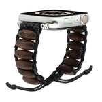 Dây đeo đồng hồ hạt gỗ cho Apple Watch Series, 7 41mm / 6&SE&5&4 40mm / 3&2&1 38mm, 7 45mm / 6&SE&5&4 44mm / 3&2&1 42mm