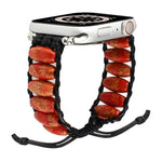 Dây đeo đồng hồ hạt gỗ cho Apple Watch Series, 7 41mm / 6&SE&5&4 40mm / 3&2&1 38mm, 7 45mm / 6&SE&5&4 44mm / 3&2&1 42mm