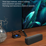 Bộ chuyển đổi âm thanh quang học 3 trong 1 C41 Bluetooth 5.0, bộ thu phát với màn hình LCD, C41