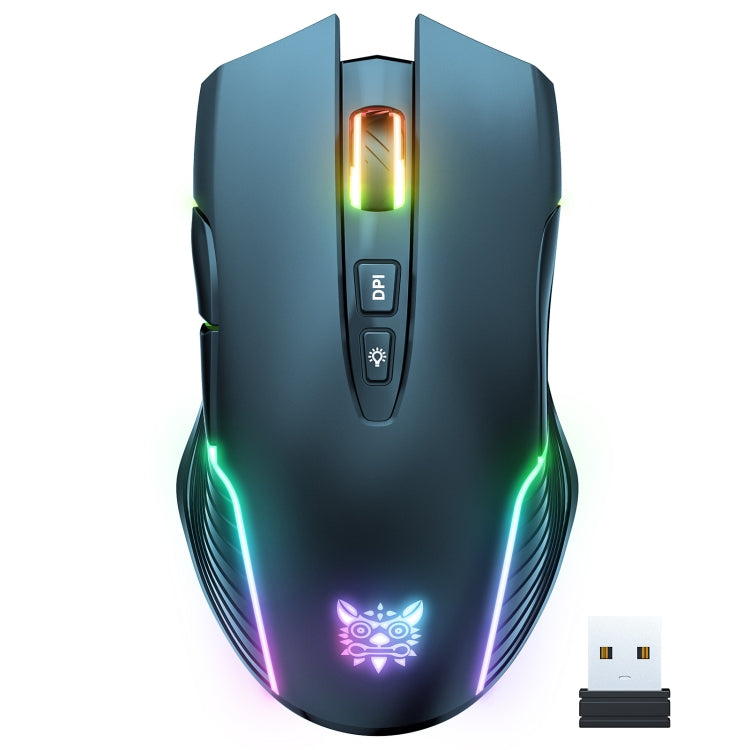 Chuột không dây có đèn RGB ONIKUMA CW905 2.4G, chuột CW905 màu đen, hồng, xám trắng