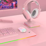 Chuột không dây có đèn RGB ONIKUMA CW905 2.4G, chuột CW905 màu đen, hồng, xám trắng