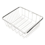 Giỏ ráo nước rửa chén bát nhà bếp, giá để rau củ quả ráo nước bằng inox có thể điều chỉnh, Kiểu lưới vòm, Kiểu đáy phẳng, Kiểu thông thường