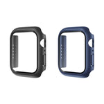 Ốp bảo vệ PC khung + phim ROCK 2 trong 1 cho Apple Watch Series, 6 & SE & 5 & 4 44mm, 3 & 2 & 1 42mm, 3 & 2 & 1 38mm