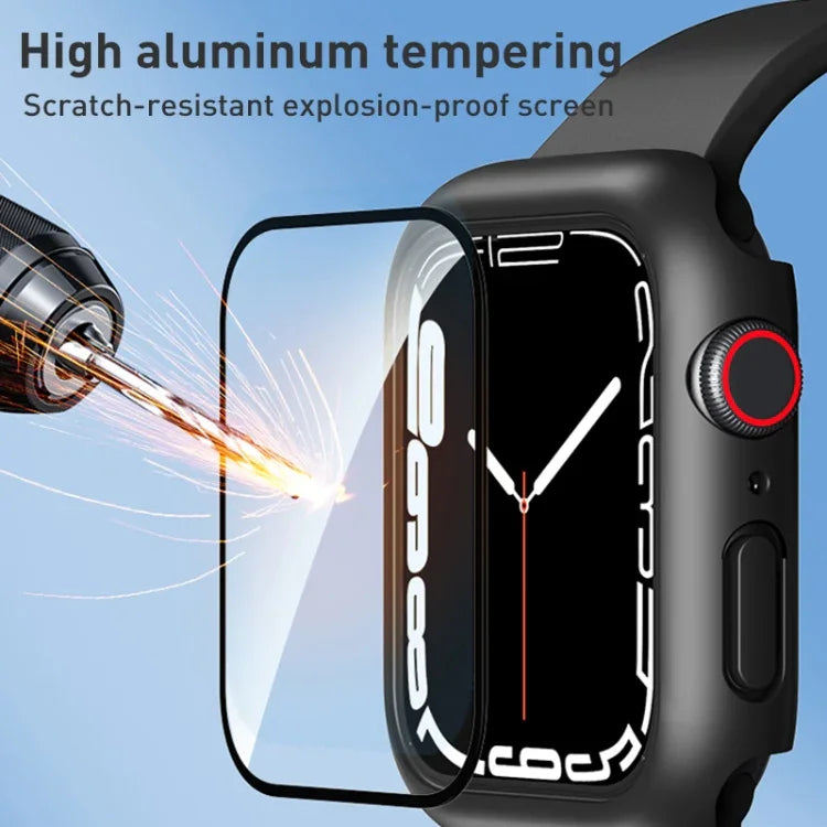 Ốp bảo vệ PC khung + phim ROCK 2 trong 1 cho Apple Watch Series, 6 & SE & 5 & 4 44mm, 3 & 2 & 1 42mm, 3 & 2 & 1 38mm
