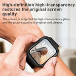 Ốp bảo vệ PC khung + phim ROCK 2 trong 1 cho Apple Watch Series, 6 & SE & 5 & 4 44mm, 3 & 2 & 1 42mm, 3 & 2 & 1 38mm