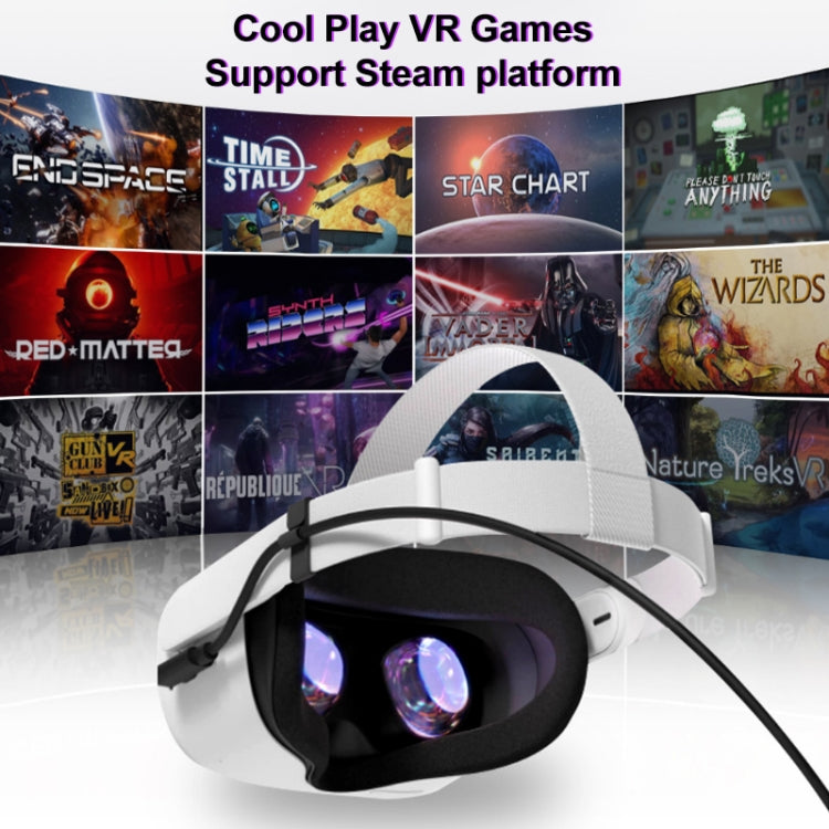 Cáp kết nối VR USB 3.2 Gen1 Type-C sang USB 3.2 Gen1 Type-C góc đơn cho Oculus Quest 1 / 2, dài 3m góc đơn