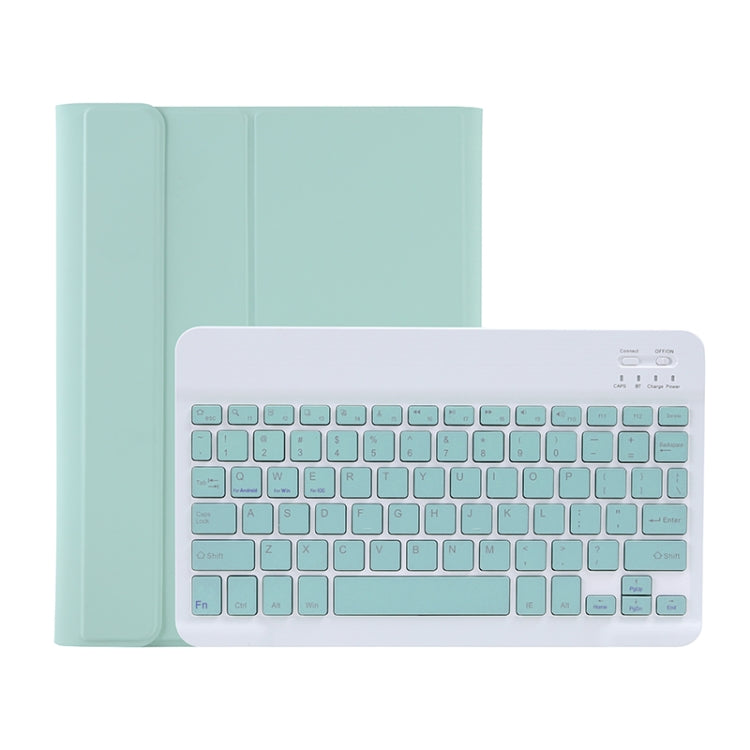 Bao da bàn phím Bluetooth họa tiết cảm giác da màu kẹo C-098B có giá đỡ bút, C-098B