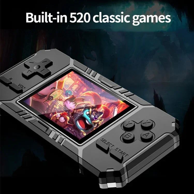 Máy chơi game cầm tay cổ điển S8 màn hình 3,0 inch tích hợp 520 trò chơi, S8 / Xanh quân đội, S8 / Đen, S8 / Xanh dương