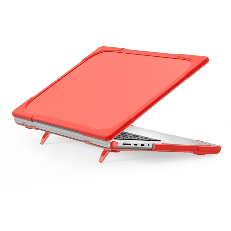 Ốp bảo vệ laptop chống rơi hai màu TPU + PC, cho MacBook Pro 16.2 inch A2485 2021