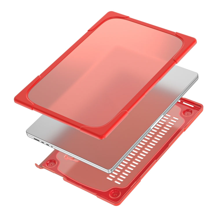 Ốp bảo vệ laptop chống rơi hai màu TPU + PC, cho MacBook Pro 16.2 inch A2485 2021