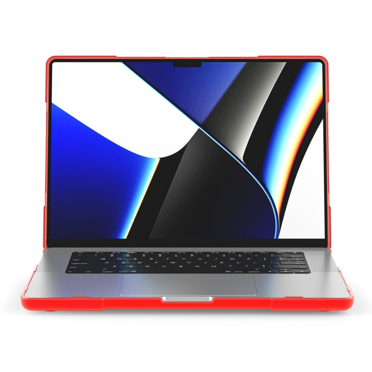 Ốp bảo vệ laptop chống rơi hai màu TPU + PC, cho MacBook Pro 16.2 inch A2485 2021