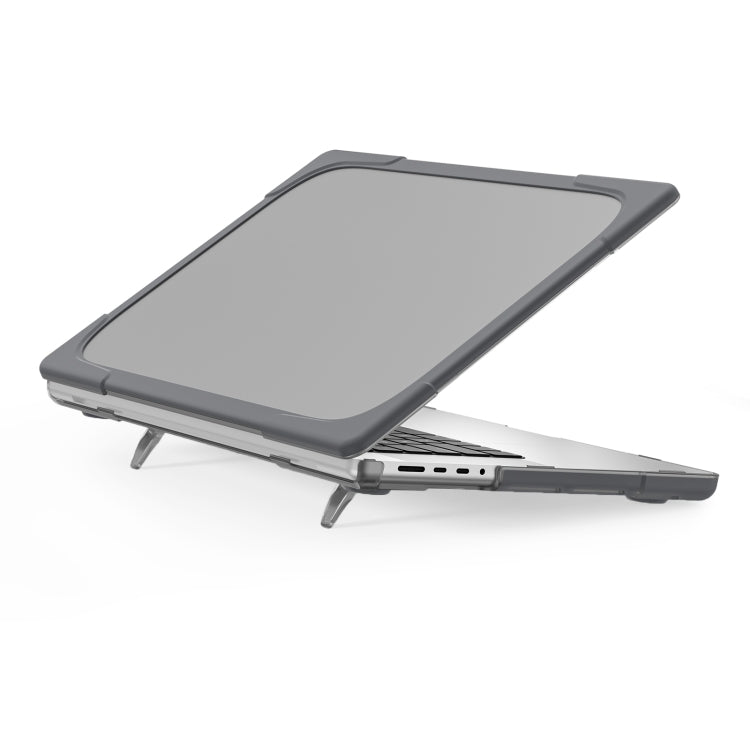 Ốp bảo vệ laptop chống rơi hai màu TPU + PC, cho MacBook Pro 16.2 inch A2485 2021