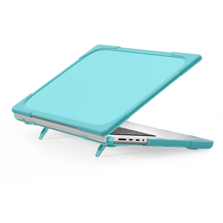 Ốp bảo vệ laptop chống rơi hai màu TPU + PC, cho MacBook Pro 16.2 inch A2485 2021