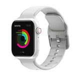 Dây đồng hồ may silicone cho Apple Watch Series, 7 41mm / 6&SE&5&4 40mm / 3&2&1 38mm, 7 45mm / 6&SE&5&4 44mm / 3&2&1 42mm