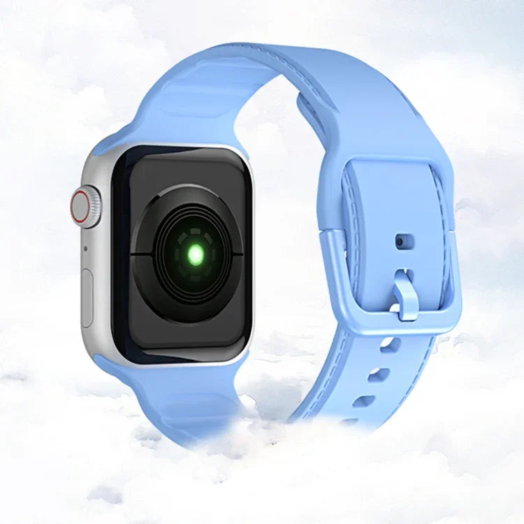 Dây đồng hồ may silicone cho Apple Watch Series, 7 41mm / 6&SE&5&4 40mm / 3&2&1 38mm, 7 45mm / 6&SE&5&4 44mm / 3&2&1 42mm