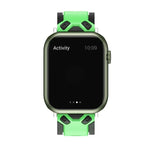 Dây đồng hồ silicone hai màu cho Apple Watch Series, 7 41mm / 6&SE&5&4 40mm / 3&2&1 38mm, 7 45mm / 6&SE&5&4 44mm / 3&2&1 42mm