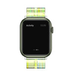 Dây đồng hồ silicone trong suốt Aurora cho Apple Watch Series, 7 41mm / 6&SE&5&4 40mm / 3&2&1 38mm, 7 45mm / 6&SE&5&4 44mm / 3&2&1 42mm