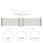 Dây đồng hồ polyester nylon cho Apple Watch Series, 7 41mm / 6&SE&5&4 40mm / 3&2&1 38mm, 7 45mm / 6&SE&5&4 44mm / 3&2&1 42mm