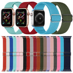 Dây đồng hồ polyester nylon cho Apple Watch Series, 7 41mm / 6&SE&5&4 40mm / 3&2&1 38mm, 7 45mm / 6&SE&5&4 44mm / 3&2&1 42mm