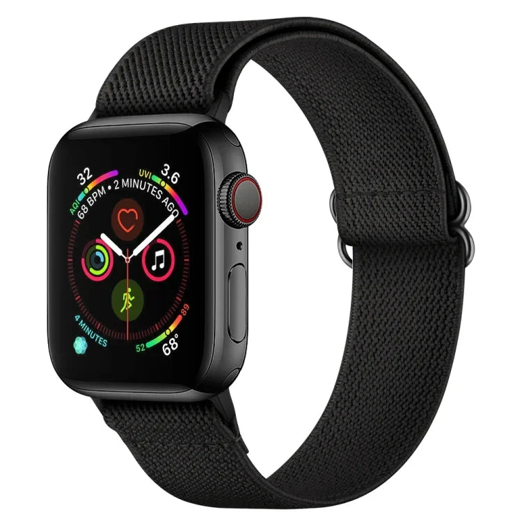 Dây đồng hồ polyester nylon cho Apple Watch Series, 7 41mm / 6&SE&5&4 40mm / 3&2&1 38mm, 7 45mm / 6&SE&5&4 44mm / 3&2&1 42mm